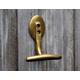 Brass Coat Hooks. Curtain Ties Back. Vintage Door Hooks, Coat Rack Retro Design, Handles & Pulls, Decor