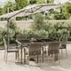 Vidaxl - Set da Pranzo da Giardino 7 pz con Cuscini in Polyrattan Grigio