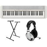 Casio CTS1WE Premium Pack with Keyboard Stand AC Adapter and Headphones