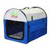 Go Pet Club Foldable Pet Crate - Blue