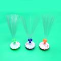 Optical lamps 3pcs Colorful Lamps Optical Flicker Small Lights Small Night Decorative Lamps for Festival Party (Vase Base Random Color Without Battery)