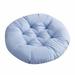 Zeceouar Round Chair Cushions Indoor/Outdoor Round Seat Cushions Chair Seat Pad Floor Cushion Pillow Round Stool Pad For Garden Patio Furniture Round Chair Pad For Home Office (14.7In) Warm Blue