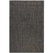 Carmel Indoor / Outdoor Rug- Striped Borders Styled Rug Comfortable & Durable Power Loomed Polypropylene Material UV Stabilized Texture Stripe Black 3 3 X 4 11