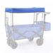 Awning Canopy For Garden Wagon Attachment Sun Shade Cover For Trolley Cart