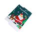 Christmas Santa and Snowman Printing Disposable Tablecloth Rectangular Picnic Table Covers Plastic Table Decor Party Supplies for Christmas Festival