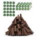 Grow Sponges for 100 Pack Pods & 50 Seed Pod Labels for Indoor Growing System