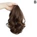 Hairpin ponytail wig | Long Wavy Hairpin Ponytail Around Ponytail Synthetic Hair Hairpiece Clip Ponytail in Extensions L2V0