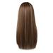 Hair Wrap Dryer European And American Style Brown Pick Dyed Neats Bangs Women S High Temperature Silk Wig Cover Is Suitable For Daily Use 66cm/26in Curly Hair Wigs for Women