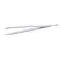 1pc Stainless Steel Bevel Eyebrow Clip Eyebrow Tweezers Multi-functional for Women Men (Silver)