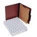 Esselte Pendaflex Pressboard Classification Folders - Red - Letter