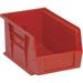 Quantum Storage Ultra Stack & Hang Bin- Red - 9.25 x 6 x 5 in.