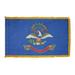 Annin Flagmakers Indoor and Parade Colonial Nyl-Glo North Dakota Flag with Fringe 3 ft. x 5 ft.