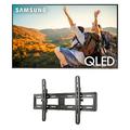 Samsung QN65Q60CAFXZA 65 QLED 4K Quantum HDR Dual LED Smart TV with a Sanus VMPL50A-B1 Tilting Wall Mount for 32 -85 Flat Screen TVs (2023)