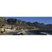 Panoramic Images Town at the coast with a mountain range Twelve Apostle Camps Bay Cape Town Western Cape Province Republic of South Africa Poster Print by Panoramic Images - 36 x 12