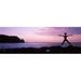 Panoramic Images Rear view of a woman exercising on the coast La Punta Papagayo Peninsula Costa Rica Poster Print by Panoramic Images - 36 x 12