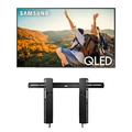 Samsung QN65Q60CAFXZA 65 QLED 4K Quantum HDR Dual LED Smart TV with a Sanus VLT16-B1 Ultra Slim Tilting TV Mount for 40 -85 Flat Screen TVs (2023)