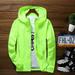 YIWEI Cycling Running Hiking Bike Windproof Jacket Outdoor Rain Coat Outwear Quick Dry Green L