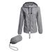 Women s Rain Jackets Hooded Windbreaker Packable Outerwear Spring Lightweight Adjustable Drawstring Waterproof Raincoats Outdoor