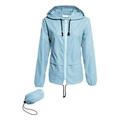 Women s Rain Jackets Hooded Windbreaker Packable Outerwear Spring Lightweight Adjustable Drawstring Waterproof Raincoats Outdoor