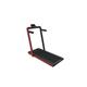 2 in 1 Under Desk Treadmill 2.5HP Folding Electric Treadmill Walking Jogging Machine for Home Office with Remote Control Red