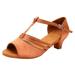 Womens Leather Sandals Size 8 Women Fashion Dancing Rumba Waltz Prom Ballroom Latin Salsa Dance Shoes Sandals Platform Slide Sandals for Women