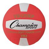 Champion Sports 8.25 in. VB Pro Comp Series Volleyball Red & White