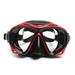 Anself Menâ€™s Womenâ€™s -fog Diving Snorkeling Goggles Two-window Diving Swim Goggles Swimming Tempered Glass Lens Flexible Silicone Skirt PC Frame Adults