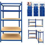 Garage Shelving Units 5 Tier Metal Shelves for Storage Storage Shelves Kitchen Shelves Adjustable Metal Shelving Unit Utility Rack Shelves Heavy Duty 875KG Capacity Pantry Shelves 28 x 12 x 58