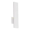 WAC Lighting Stag 18 3-CCT 4000K Aluminum Indoor/Outdoor Wall Light in White