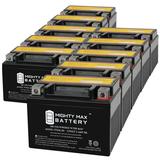 YTX4L-BS 12V 3Ah Replacement Battery compatible with Battery Tender Engine - 10 Pack