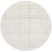 SAFAVIEH Abstract Bailey Striped Area Rug Ivory/Beige 12 x 12 Round