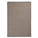 Colonial Mills Rug Natural Wool Houndstooth Rug - Latte - 6 in. square Braided Rug