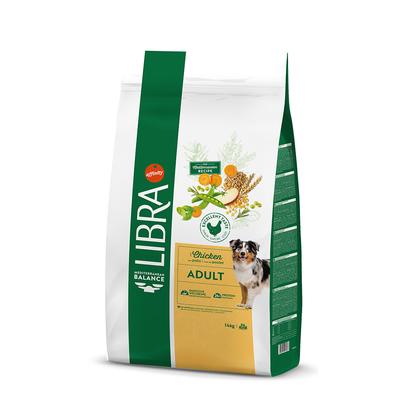 Sparpaket: 2x14kg Libra Adult Huhn Hundefutter trocken
