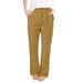 Mrat Womens Cargo Pants High Waisted Women Cargo Sweatpants Palazzo Pants with Pockets Wide Leg Trouser Full Length Trousers Sport Workout Jogger Sweatpants Yellow XXXXXL