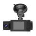 LWITHSZG 3 Channel Dash Cam Front and Rear Inside 1080P Full HD 170 Deg Wide Angle Dashboard Camera G-sensor Built in IR Night Vision Parking Mode Loop Recording