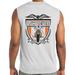 Low Deuce Motorcycle Shirts for Men Sleeveless Biker Shirt Soft and Lightweight Mens Biker T Shirts Motorcycle Shirt White (L)