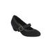 Extra Wide Width Women's The Stone Pump by Comfortview in Black (Size 9 WW)