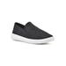 Women's Unit Sneaker by White Mountain in Black Fabric (Size 9 1/2 M)