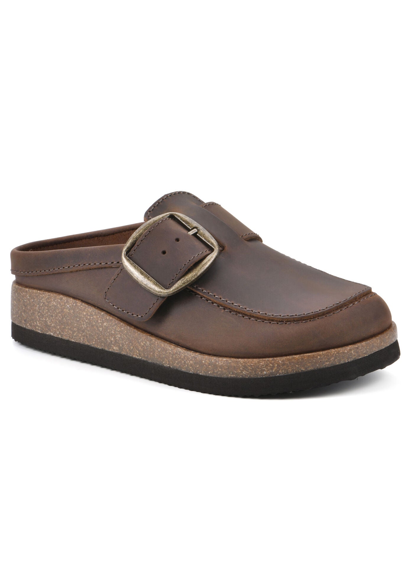 Women's Bueno Casual Flat by White Mountain in Brown Leather (Size 12 M)