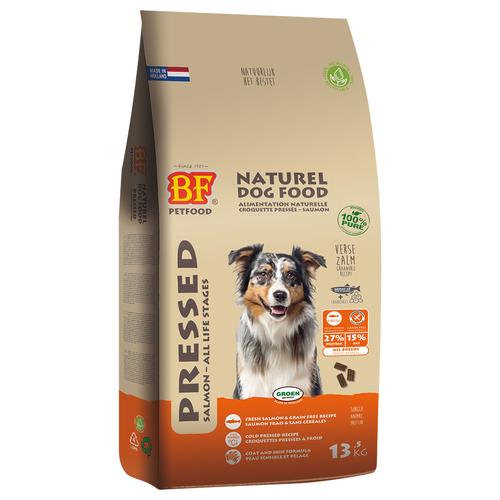 13,5kg BF Petfood Pressed Lachs Getreidefrei Hundefutter trocken