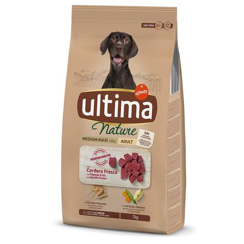 7kg Ultima Nature Medium / Maxi Lamm Hundefutter trocken