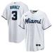 Men's Nike Luis Arraez White Miami Marlins Home Replica Player Jersey