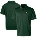 Men's Cutter & Buck Green Notre Dame Fighting Irish Alumni Logo Prospect Textured Stretch Polo