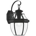 Monterey 13-in H Black Medium Base (E-26) Outdoor Wall Light