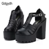 Gdgydh heiß verkaufen Sommer Mode High Platform Sandalen Frauen lässig Damen Schuhe China schwarz