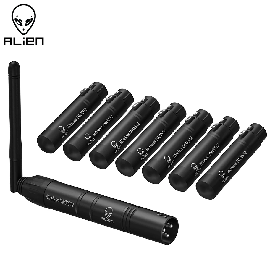 ALIEN 2,4G ISM Wireless DMX 512 Dfi Controller XLR Empfänger Sender Für Disco DJ Party Bar Bühne PAR Moving kopf Laser Licht Image
