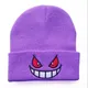 6 farben Pokemon Gengar Kawaii Cartoon Anime Nette Wolle Stickerei Gestrickte Hut Warme Pullover