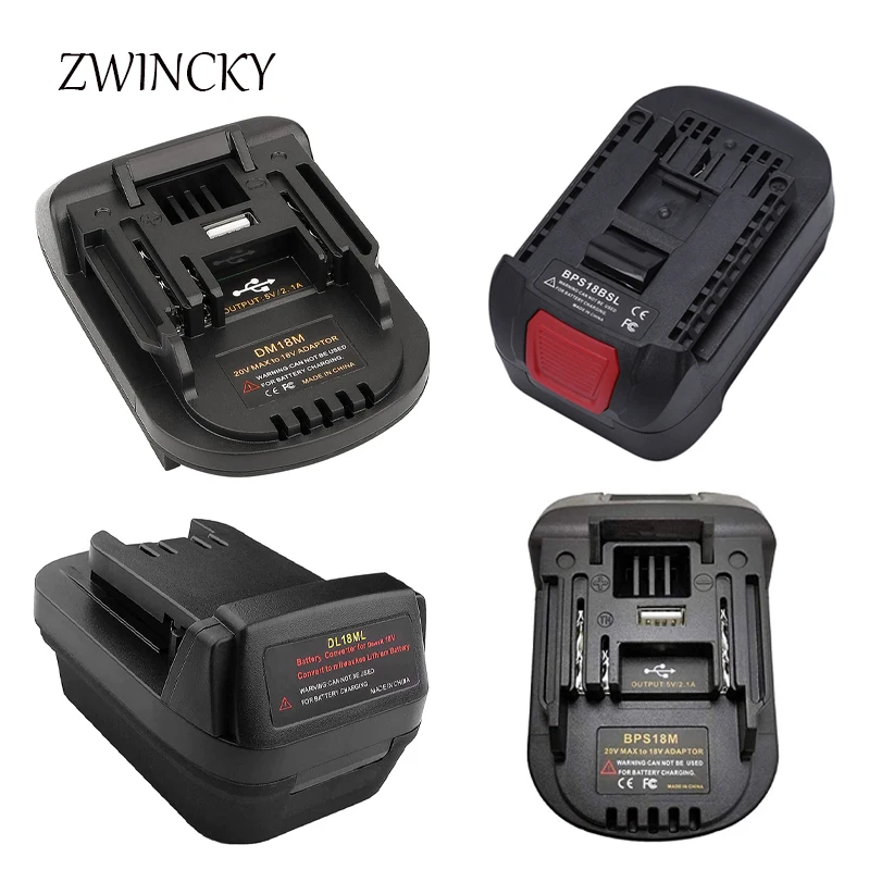 Elektrowerkzeug-Adapter-Konverter für Bosch, 18-V-Lithium-Ionen-Akku für Makita/Milwaukee/Dewalt für Ryobi/Metabo/Worx/Devon, Werkzeug Image