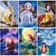 5D DIY Diamant Malerei Disney Cartoon Prinzessin Voll Runde Stickerei Mosaik Bild Von Strass