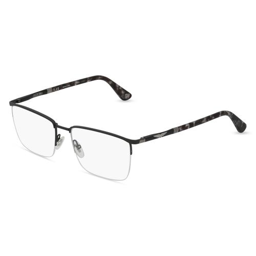 Police VPLD 18 Herren-Brille inkl. Gläser Nylor Eckig Metall-Gestell 56mm/18mm/145mm, grau